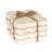 Tuscan Elegance Travertine Coaster Set