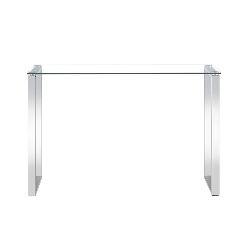 Chinue 120cm Glass Top Console Table