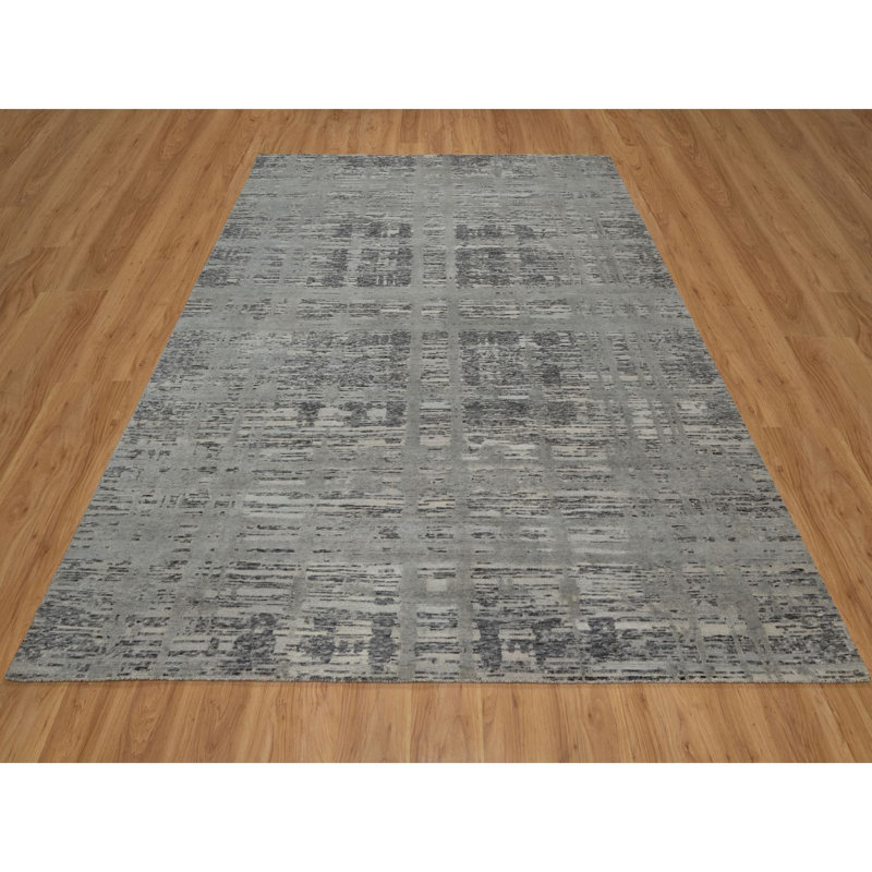 Tapis oriental noué à la main 8 pi 1 po x 10 pi Nevada