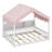 House-Shaped Daybed With Fense-1394894599