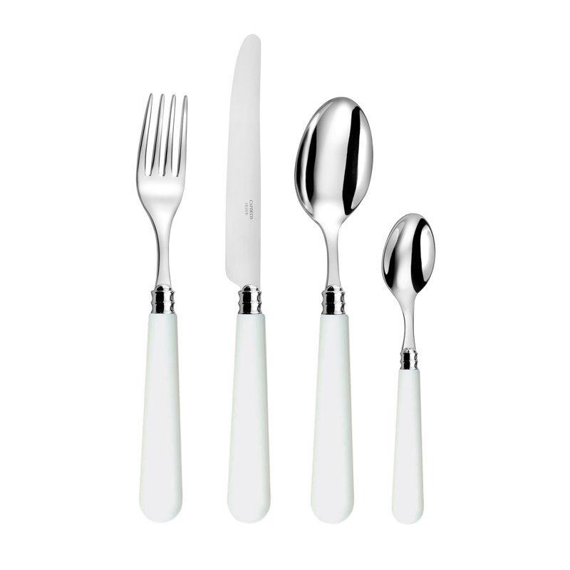 Altea 24 Piece Cutlery Set, Service for 6, White