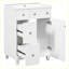 Meuble-lavabo moderne avec lavabo intégré en résine