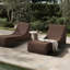 Mazu Outdoor Chaise-Frame-Tanned Weave