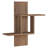 Modern Wall Shelf, Sonoma Oak, 25.2 x 27.6 x 7.9 Inches | 100% Melamine Coated Particle Board, Thickness: 0.7 Inches | Easy Wall Mounting, Stylish Storage Solution for Home & Office, Durable & Elegant Design-252891035