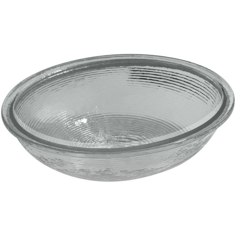 Kohler Whist, Artist Editions Oval Glass Undermount Bathroom Sink, Translucent Stone