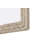 Rectangle Cornhusk Mirror in Linen White-108306181