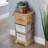 Canby Fully Assembled 3 Woven Basket Drawer Storage Unit