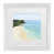 White Framed