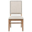Chaise d'appoint de salle à manger rembourrée Carlos (ensemble de 2)