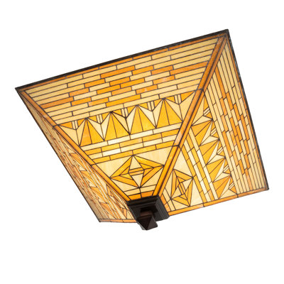 Valencia Mission 4 - Light Flush Mount