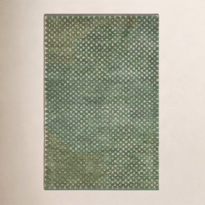 Bovina Woodland Moss Hand-Loomed Jute Rug