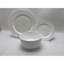 Service de table 12 pièces Ultra By Gibson Swanton, blanc, verre trempé opale