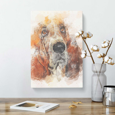Basset Hound - Wrapped Canvas