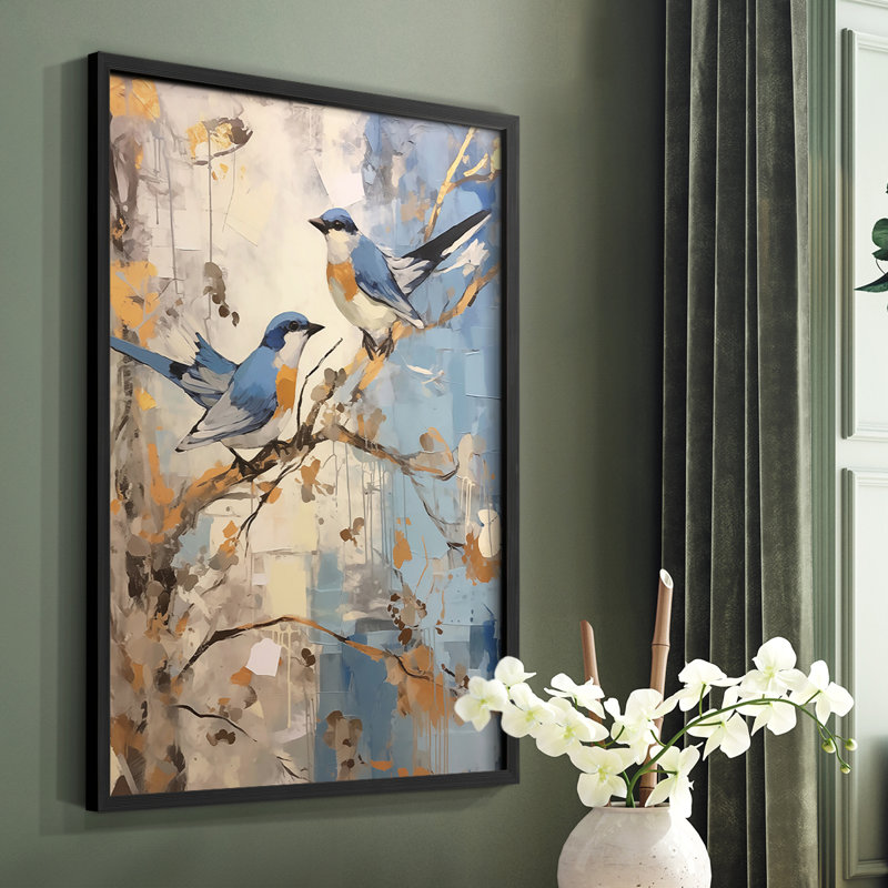 ANIMALS Series DXXVI  -Premium Framed Print -Ready to Hang - No Nails Required, Black, 11" H x 9" W
