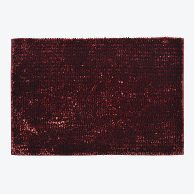 Margot Velvet Chenille Bobble Bath Mat