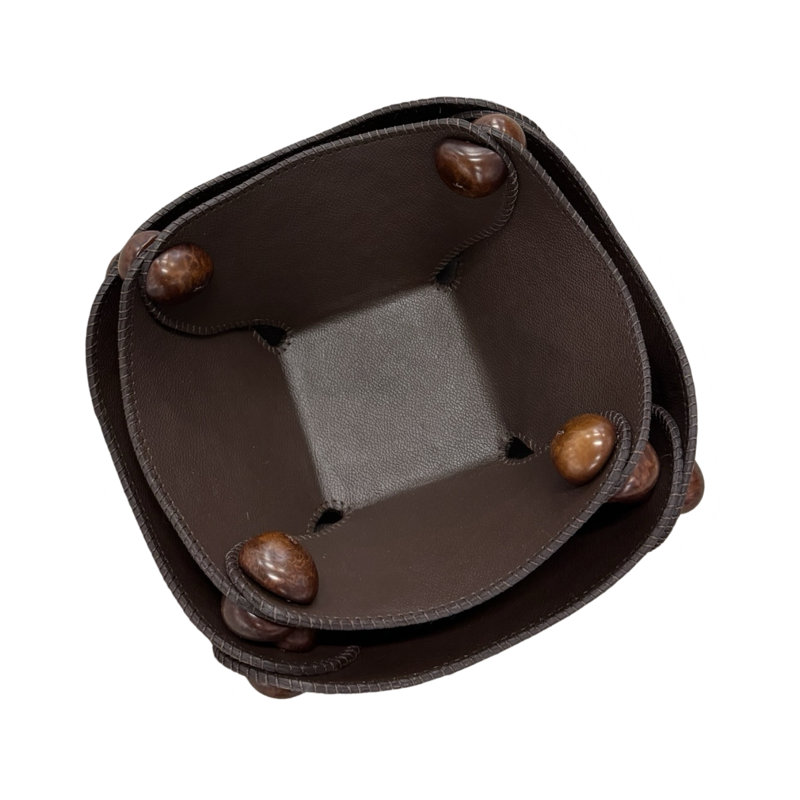Leather And Tagus Basket