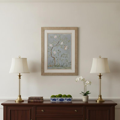 «Spring Mural II», art mural encadré brun