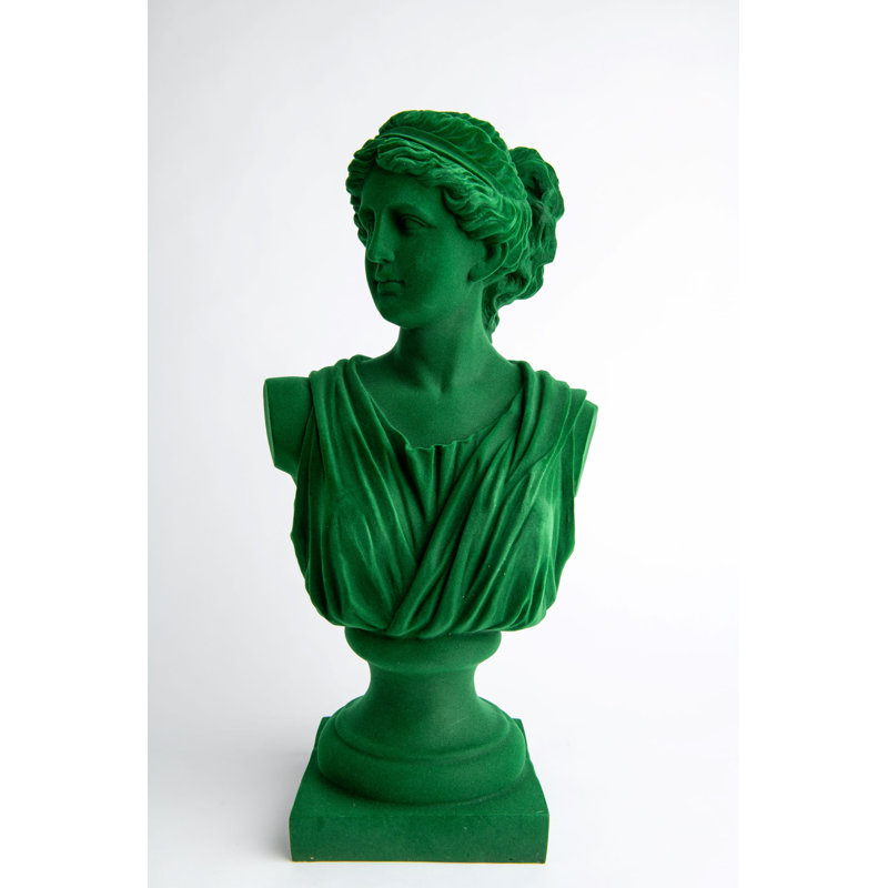 Sculpture en demi-corps Aadila, Vert