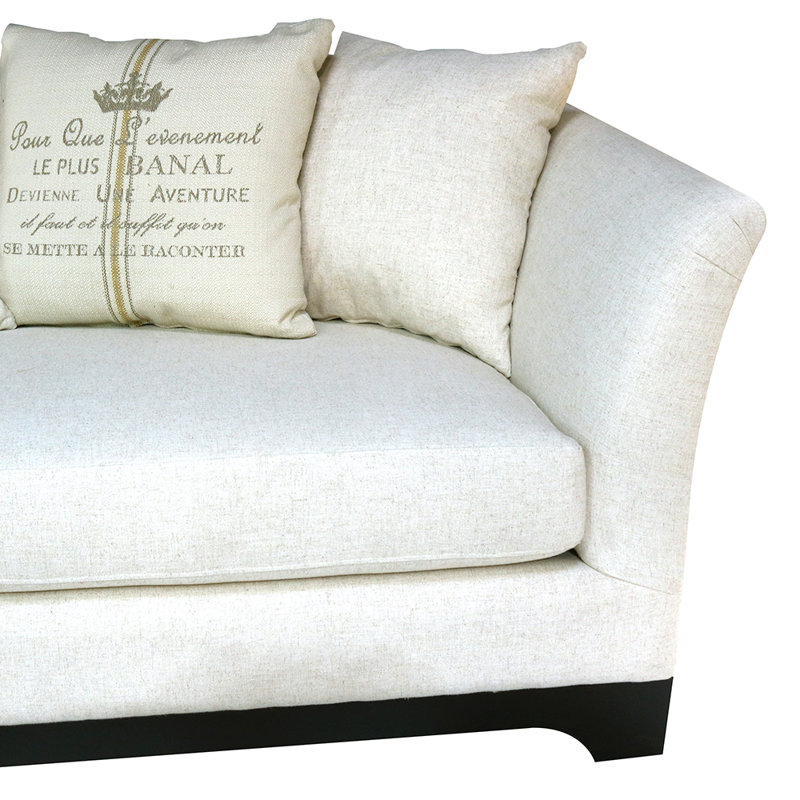 Pauleta Alaleh Transitional Sofa with Pillows