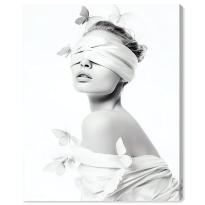 Fluttered Insight Graphic Art Canvas
