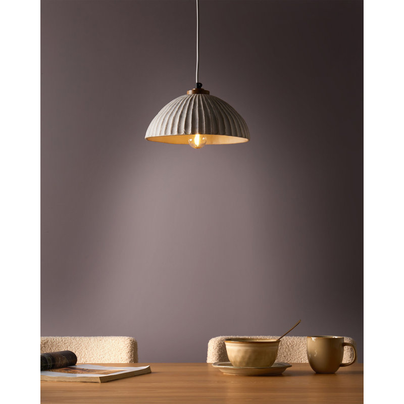 COTTICA 1 - Light Natural Bowl Pendant