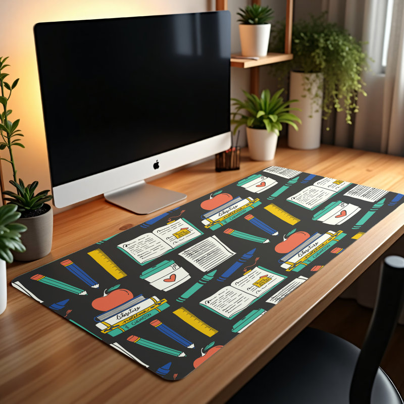 Polyester Desk Pad, 31.5x15.5