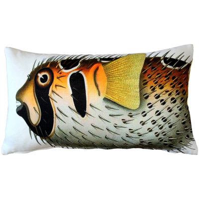 Coussin lombaire intérieur/extérieur porcupinefish fish Teters