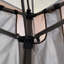 Auvent extérieur de 13 pi x 13 pi, auvent de pavillon escamotable avec rideau d'angle, adapté à la cour, à la fête ou au camping