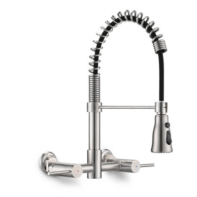 Pull Down Bridge Faucet