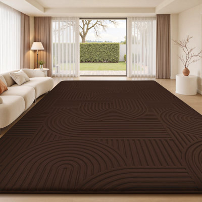 9x12 Area Rugs for Living Room, Machine Washable Rugs for Bedroom, Soft Large Area Rug Modern Geometric, Non-slip White Rug Carpet, Indoor Rug for kids Room Dorm Office Home Decor Aesthetic