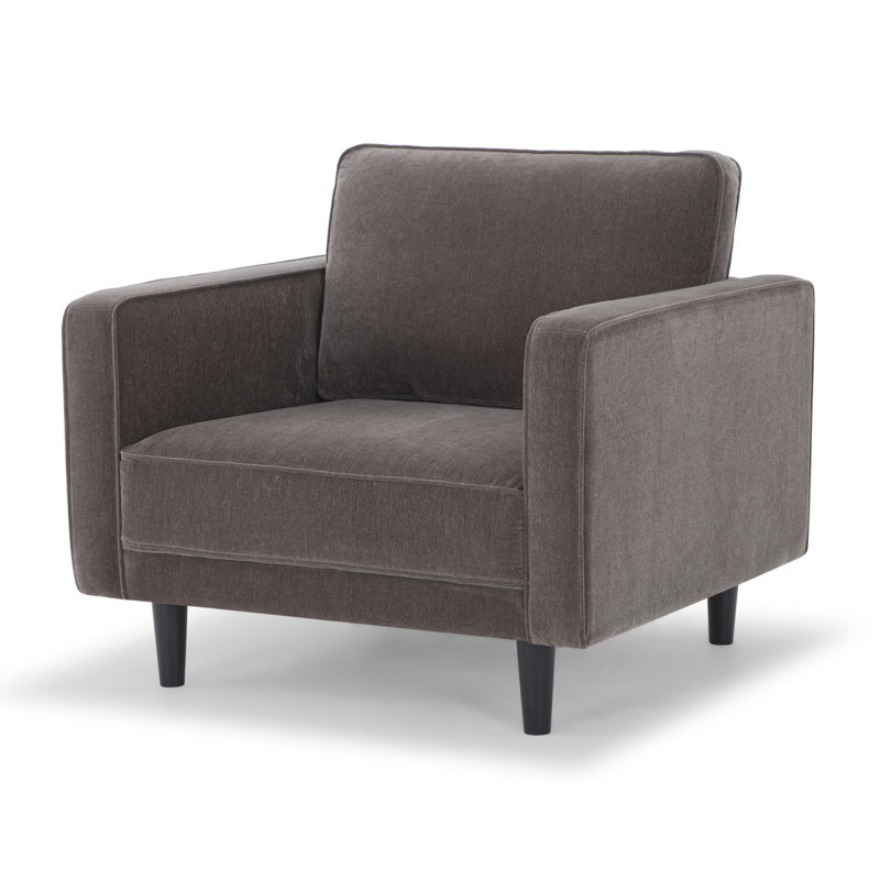Curt Upholstered Armchair, Storm Performance Chenille