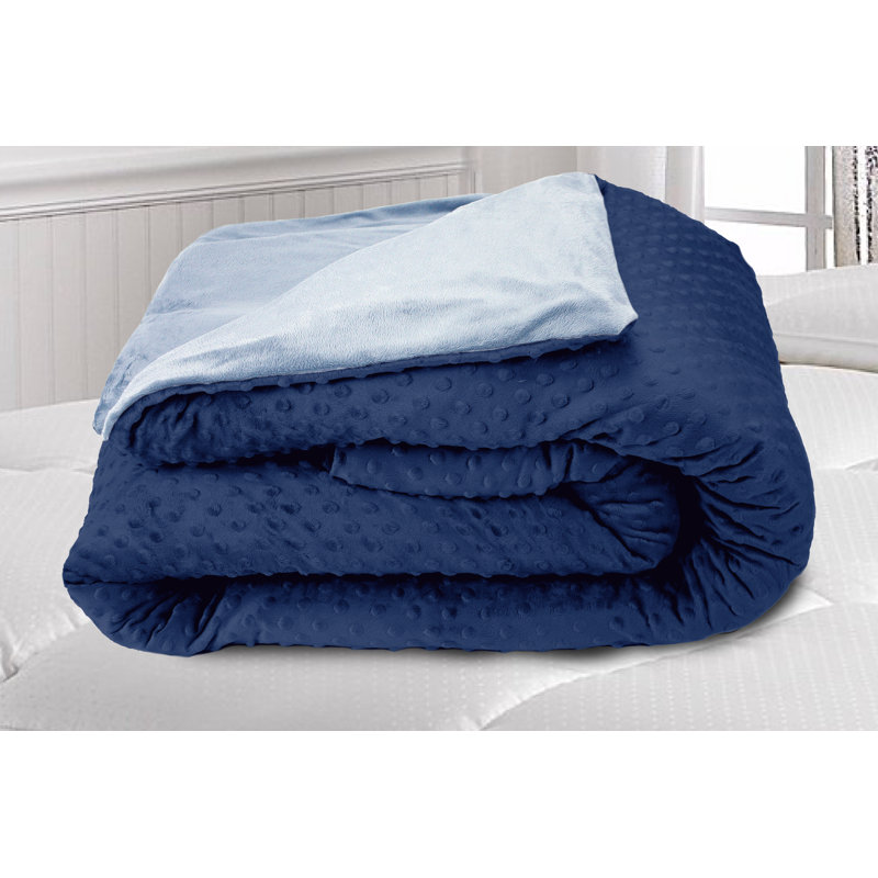 Weighted Throw Blanket, Blue, 25, 60" x 80"