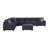 Lily Sectional Sofa with Ottoman