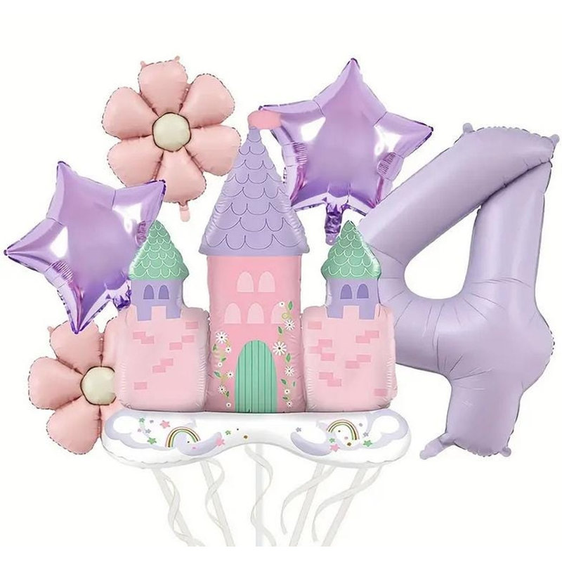 Princess Castle Balloon Kit (Number Balloon: #1), #3