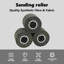 Sanding Roller Set Of 3 Brown Synthetic Fibres And Fabric-1483722003