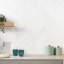 Bianco Dolomite 3x12 Chevron Polished Marble Tile