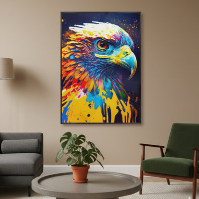 Single Picture Frame LED Illuminated Wall Art Wall Art on Glass / Aluminium