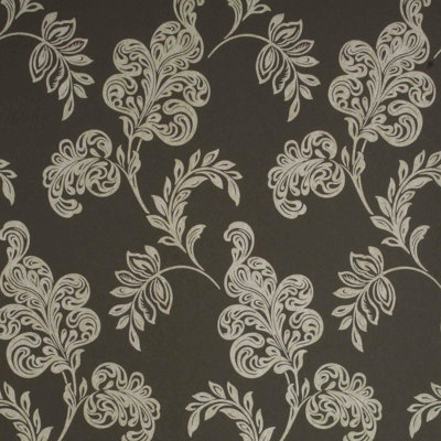 Verve Non-Pasted Floral Wallpaper Roll