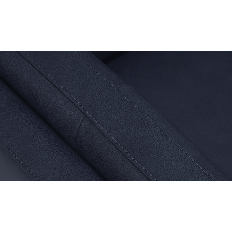 Canapé en cuir Burnam, Cuir synthétique foudre