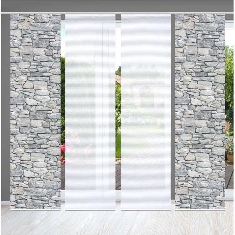Semi Sheer Sliding Panel, Natural colors