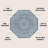 Moten Medallion Textured Weave Navy/Gray Indoor/Outdoor Rug-1337917949