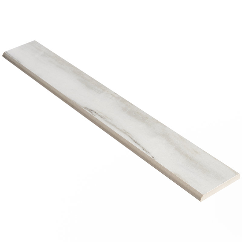3" X 24" Pocelain Marble Look Tile, Lasa