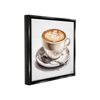 " Espresso Latte With Pattern "