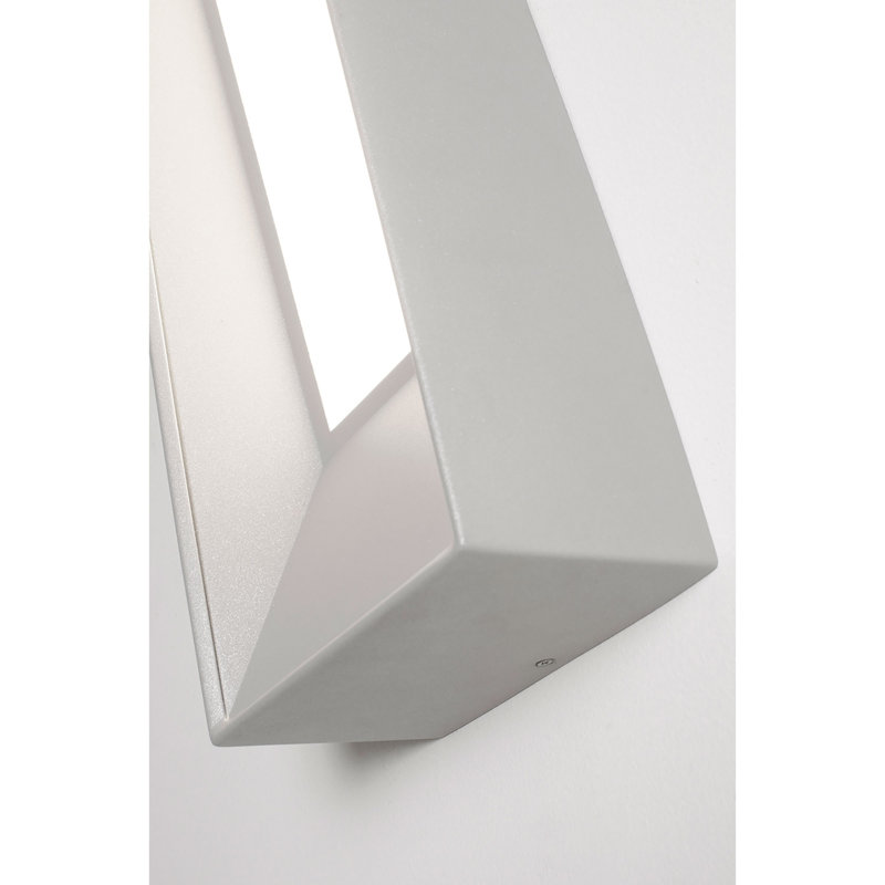 Plafonnier encastré 1 lumière del Janay, Gris texturé, H 36 po x l 7 po x P 4,5 po
