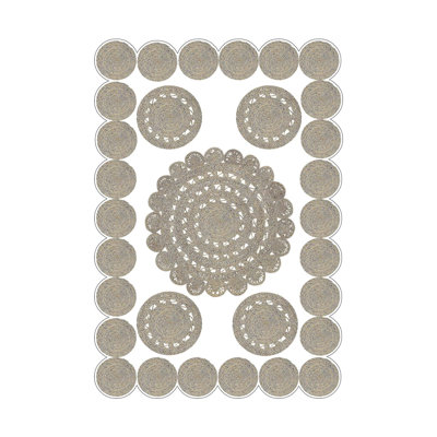 Premium Hall Carpet, 2.6 x 4.9 Feet, 100% Polyester, 650 gr/m² | Antibacterial, Non-Slip PVC Dot Underside, 0.3 in Pile Height | Machine Washable, 3D Digital Print, Durable & Stylish for Home Décor