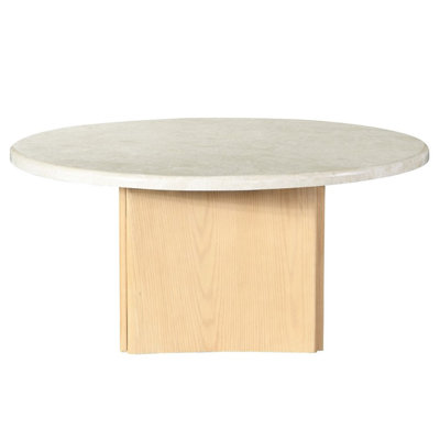 Table basse Nozomu avec plateau en marbre