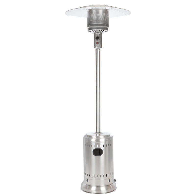 Chauffe-terrasse au propane, 46 000 BTU, Noir