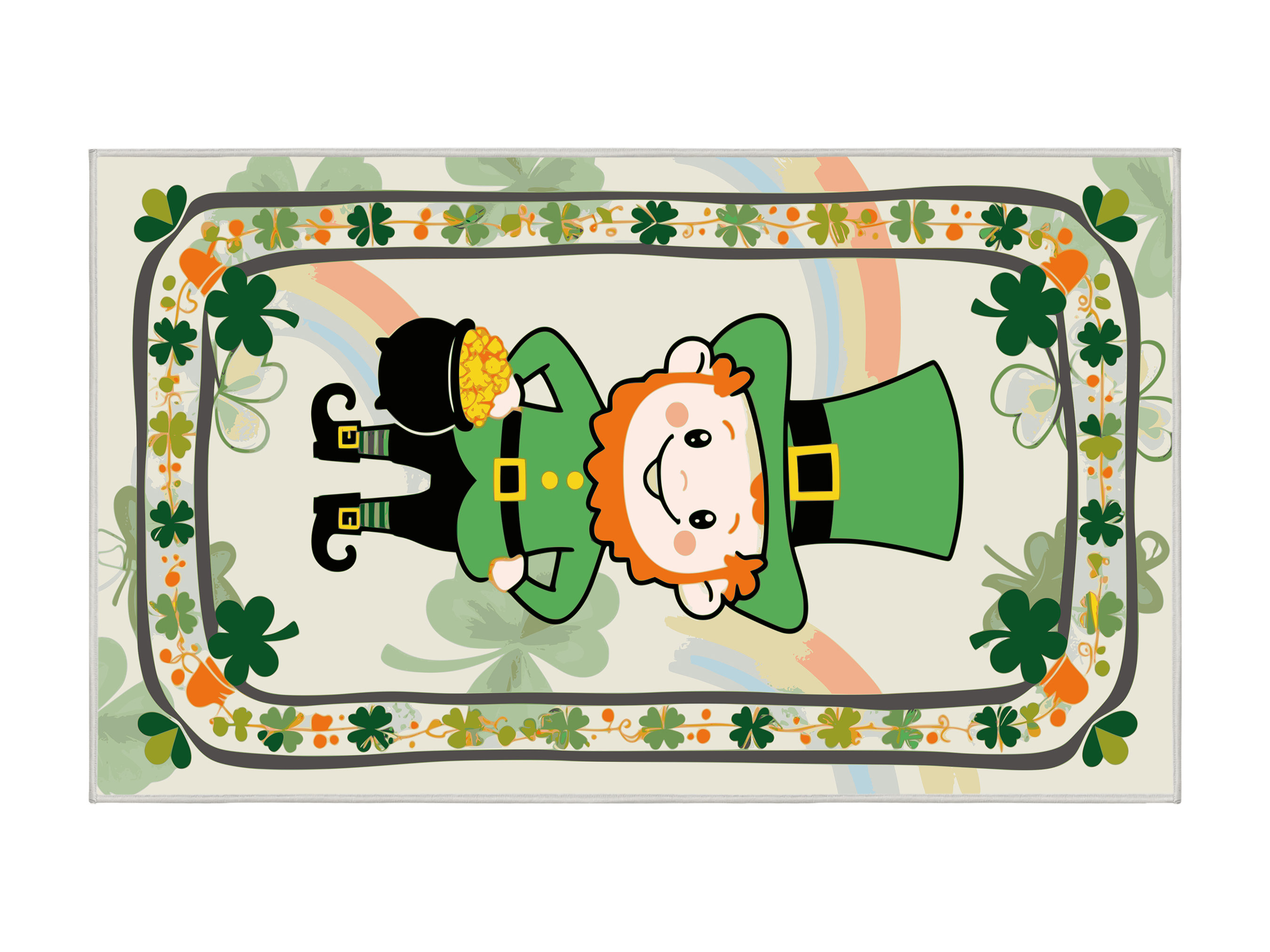 The Holiday Aisle® Washable Saint Patrick's Day Clover Leprechaun ...