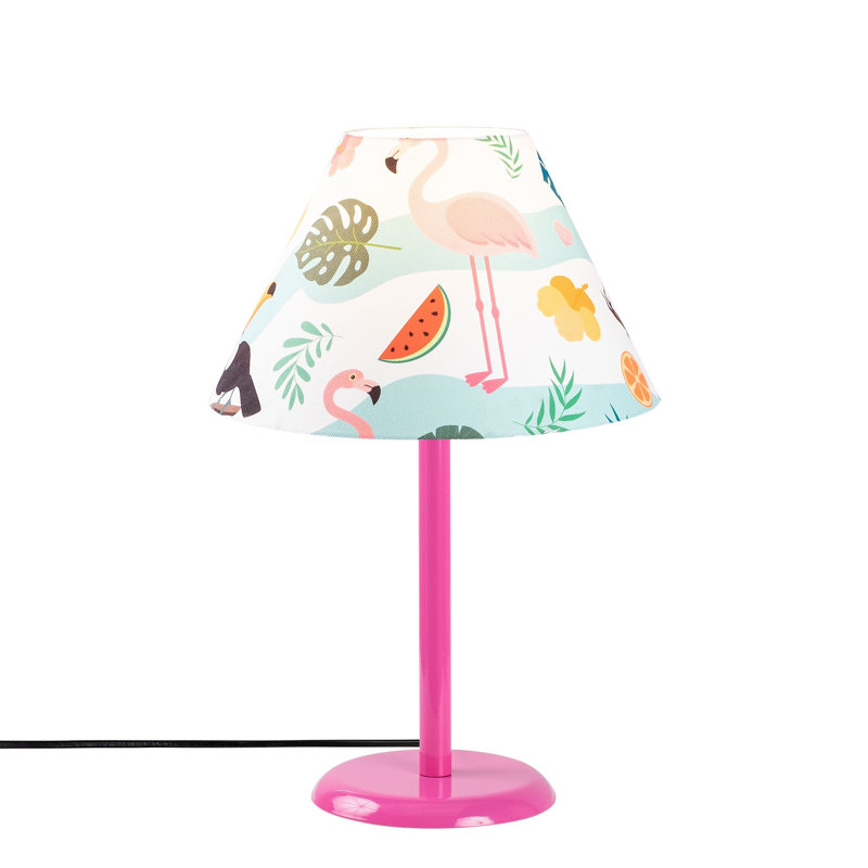 Lampe de table rose 18,11 po Rosena