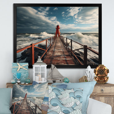 Pier Whispering Waves V - imprimé